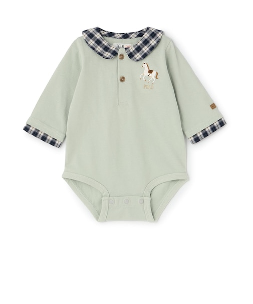 【POLO BCS】レイヤード風ロンパース