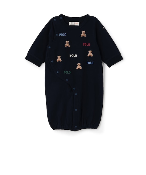 【POLO BCS】モチーフ刺しゅう2WAYオール