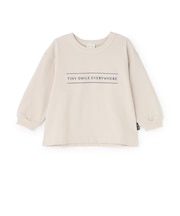 ロゴ刺しゅう長袖Tシャツ