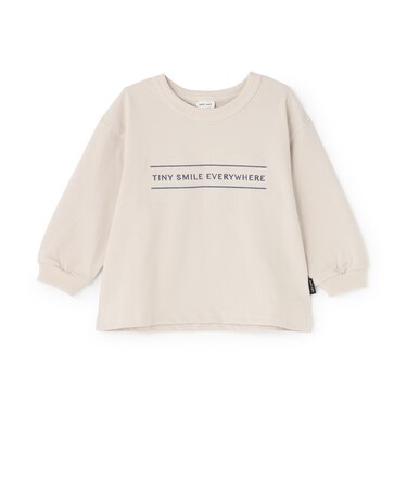 ロゴ刺しゅう長袖Tシャツ