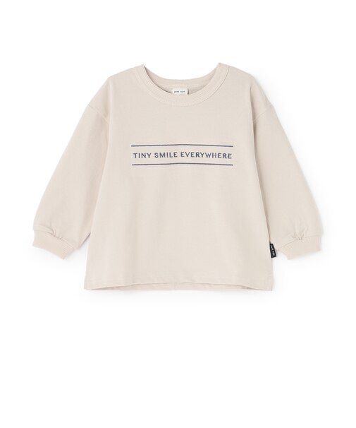 ロゴ刺しゅう長袖Tシャツ