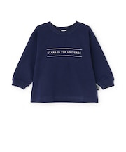 ロゴ刺しゅう長袖Tシャツ
