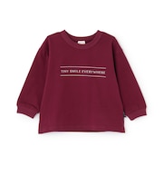 ロゴ刺しゅう長袖Tシャツ