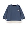 【防汚加工】裾レイヤード長袖Tシャツ