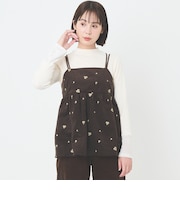 【リンク】刺しゅうキャミチュニックインナーセット