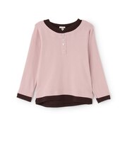 【リンク】ヘンリーネックレイヤード長袖Tシャツ