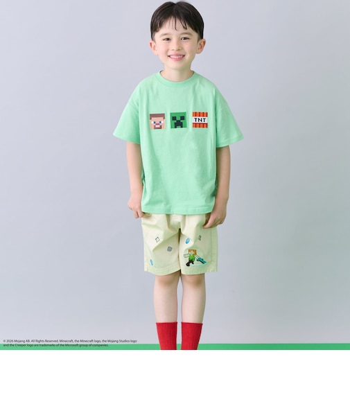 【MINECRAFT】刺しゅうハーフパンツ