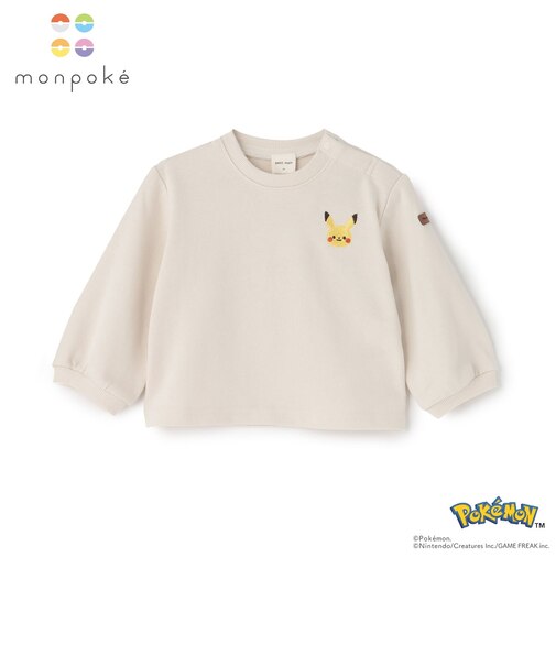 【モンポケ】刺しゅうTシャツ