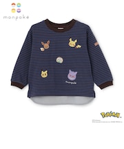 【モンポケ】刺しゅう長袖Tシャツ