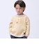 【モンポケ】接結アップリケ長袖Tシャツ