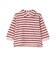 ボーダーポロ衿長袖Tシャツ