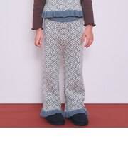 【セットアップ着用可】ジャガードニットパンツ
