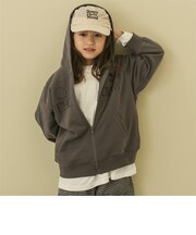 【毛玉ガード裏毛】ワイドスウェットZIPパーカー