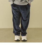 のびのびコーデュロイテーパードパンツ