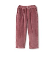 のびのびコーデュロイテーパードパンツ