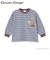 【おさるのジョージ】マルチボーダー長袖Tシャツ