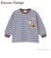 【おさるのジョージ】マルチボーダー長袖Tシャツ