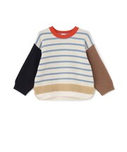 【ウォッシャブル】ボーダーニット