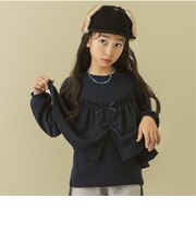 【前後2WAYキャミ】ワッフルキャミセット長袖Tシャツ