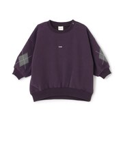 エルボーアップリケトレーナー