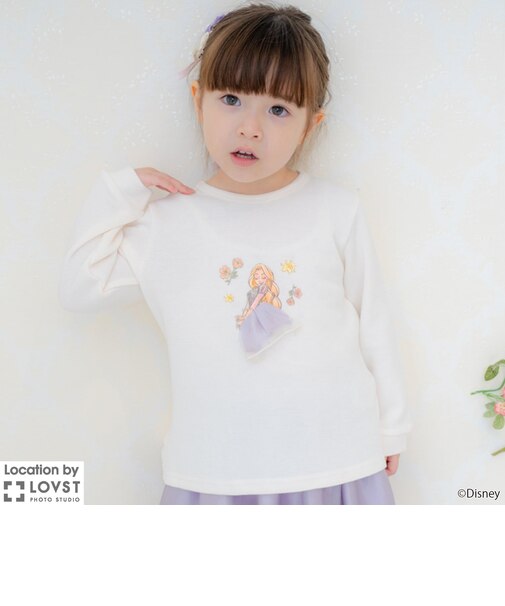 【Disney】グラフィック長袖Tシャツ