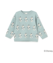 【Disney】オラフ総柄ニット