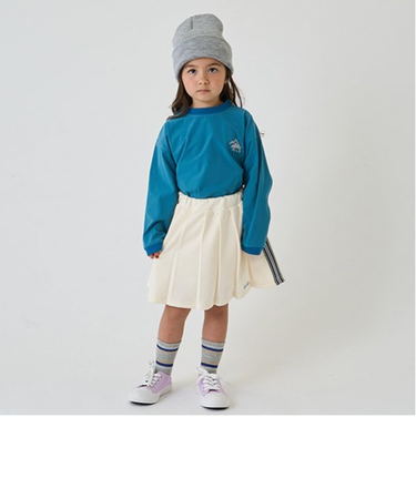 【the FOX】サイドラインプリーツスカート