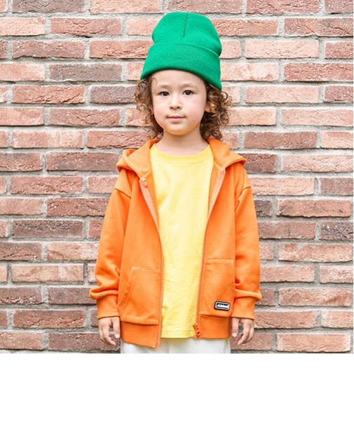 【防汚加工】シリコンワッペンジップアップパーカー