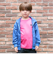 【防汚加工】シリコンワッペンジップアップパーカー