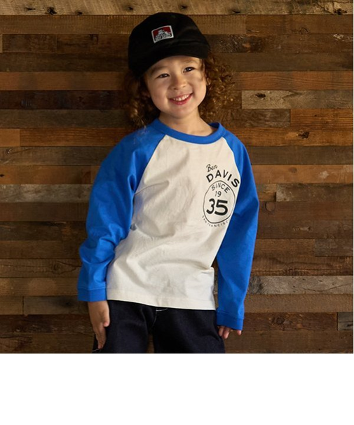 【BEN DAVIS】プリントラグランTEE