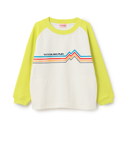 裏毛ラグランスリーブプルオーバー