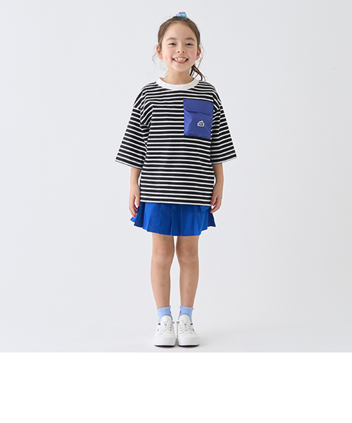 変形プリーツスカート