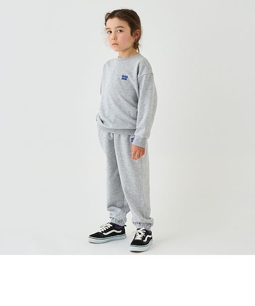 【防汚加工】裏毛イージーパンツ