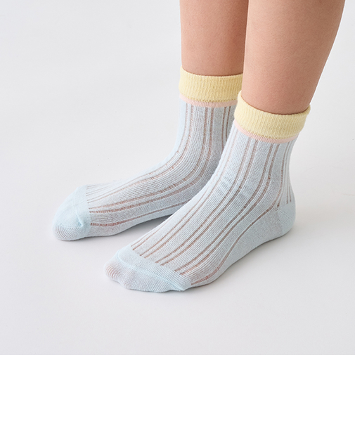 バイカラーソックス