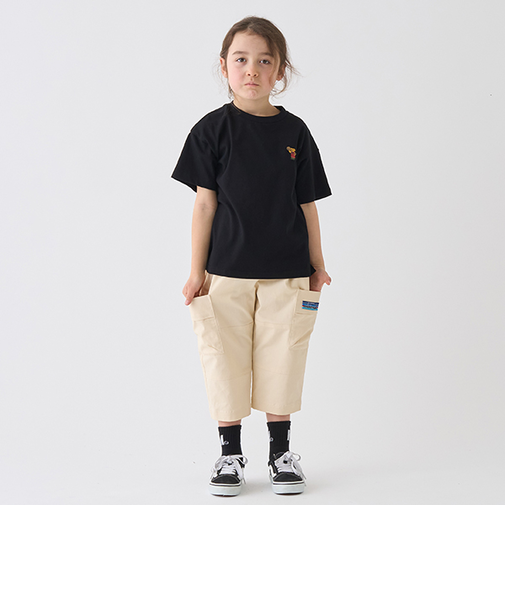 サイドポケットクロップドチノ