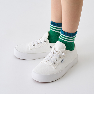 ゴム紐ローカットスニーカー