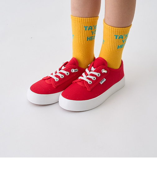 ゴム紐ローカットスニーカー