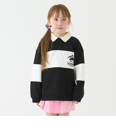 【撥水】ポンチ刺しゅうラガーシャツ