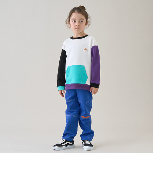 【KELTY】キリカエ配色ステッチパンツ