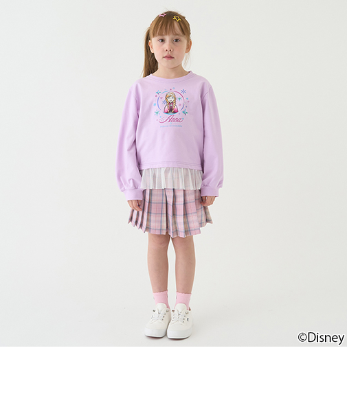 チェックプリーツキュロット