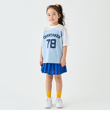 メッシュプリーツスカート