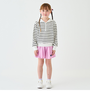 メッシュプリーツスカート