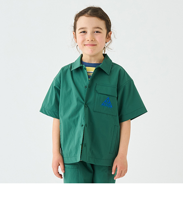 【4WAY】ストレッチハーフスリーブシャツ