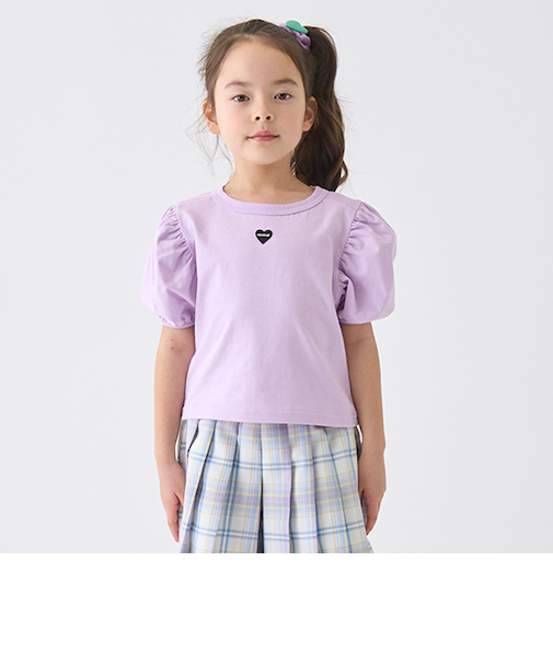【防汚加工】パフスリーブTシャツ