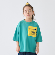 【撥水】ポンチ配色ポケットビッグT