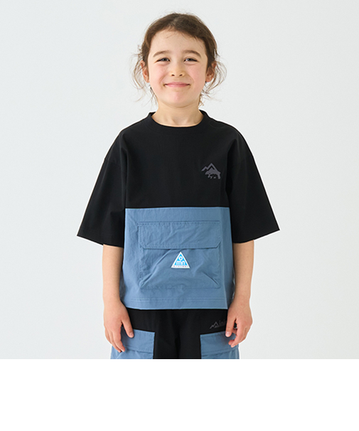 【4WAY】ストレッチキリカエシャツ