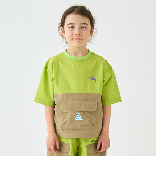 【4WAY】ストレッチキリカエシャツ