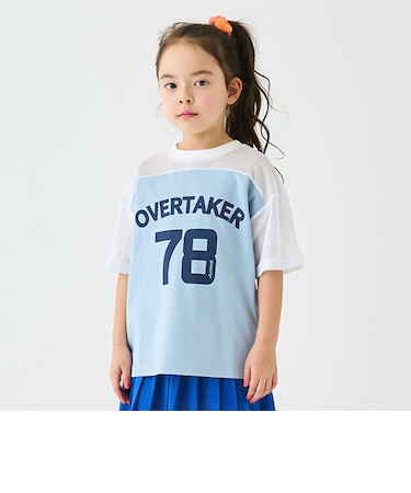 メッシュ切り替えTシャツ