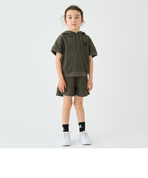 ワッフルカットショートパンツ