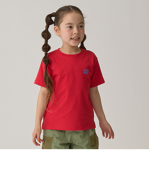 【防汚撥水】ワンポイント刺しゅうTシャツ